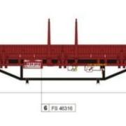Wagon platforma z kłonicami  Ks (Roco 66482)